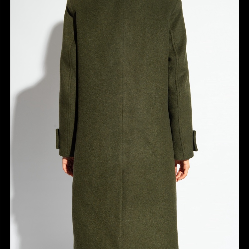 All Saints Mabel Oversized Coat with Double-Breasted Design olive green - Picture 5 of 10